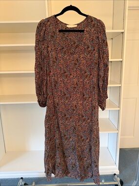 Vanessa Bruno Paisley Tie Back Dress